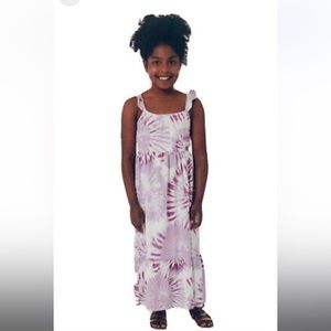 New 32 Degrees Cool Maxi dress Girl S 7/8,M 10/12 ,L 14/16 Youth  Purple Tie Dye